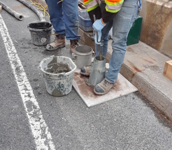 Concrete testing