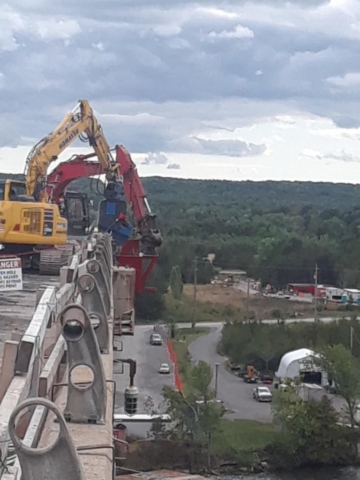 Removal of barrier wall