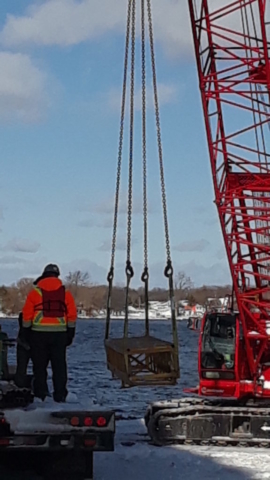 Offloading the concrete finisher