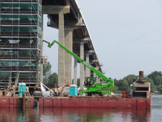 Pier 10 concrete placement