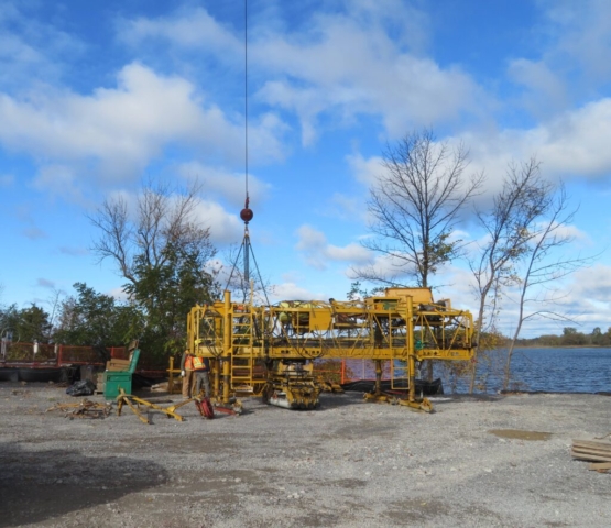 Preparing the concrete finisher for concrete placement