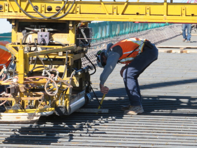 Preparing for concrete deck placement