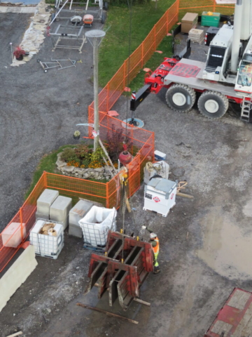 Lowering the  barrier wall forms