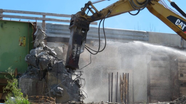 South abutment demolition